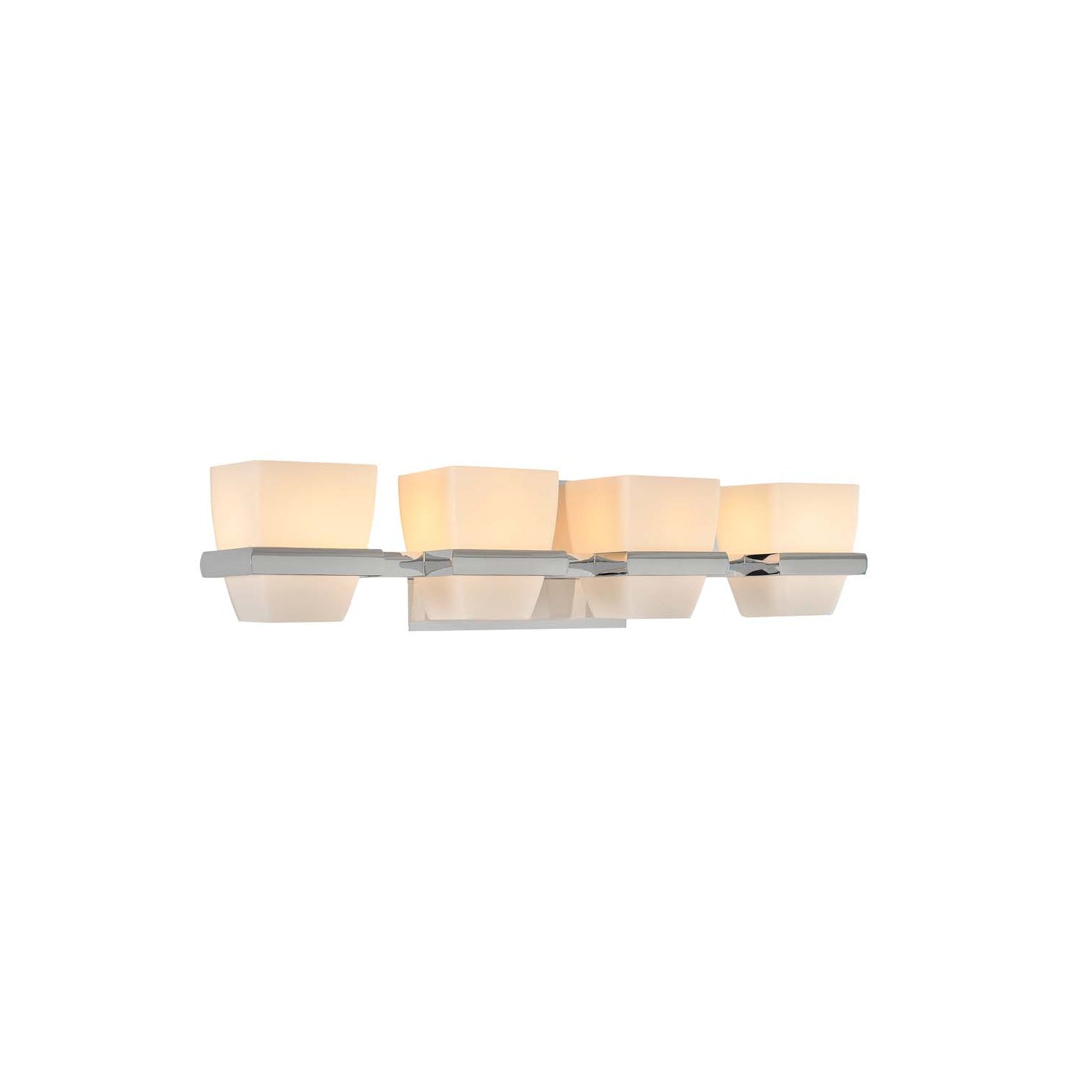 22'' Malibu 4 Light Polished Chrome Vanity Light
