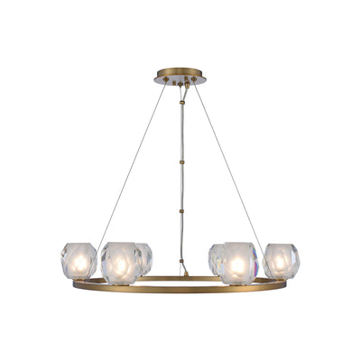 20'' Stella 6 Light Winter Brass Multi-Pendant