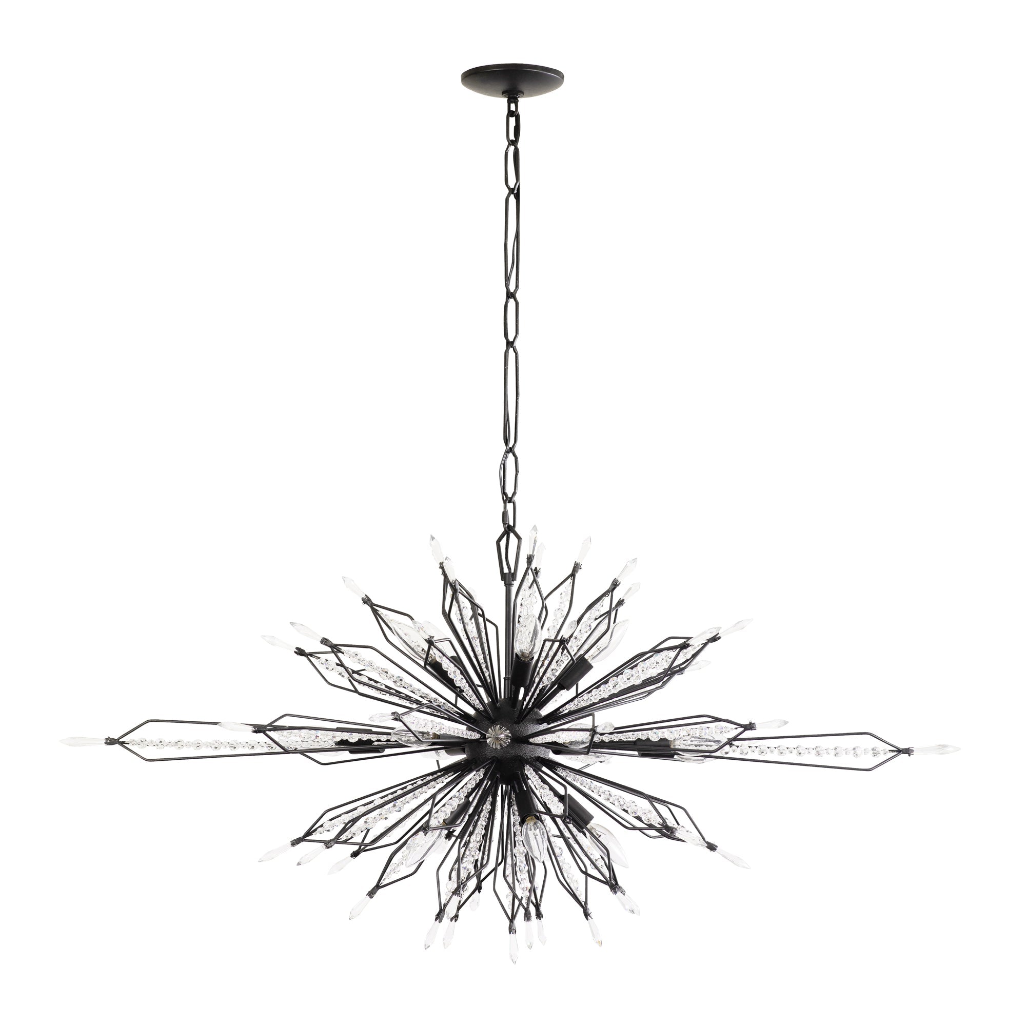 Orbital 16 Light Oval Linear Pendant