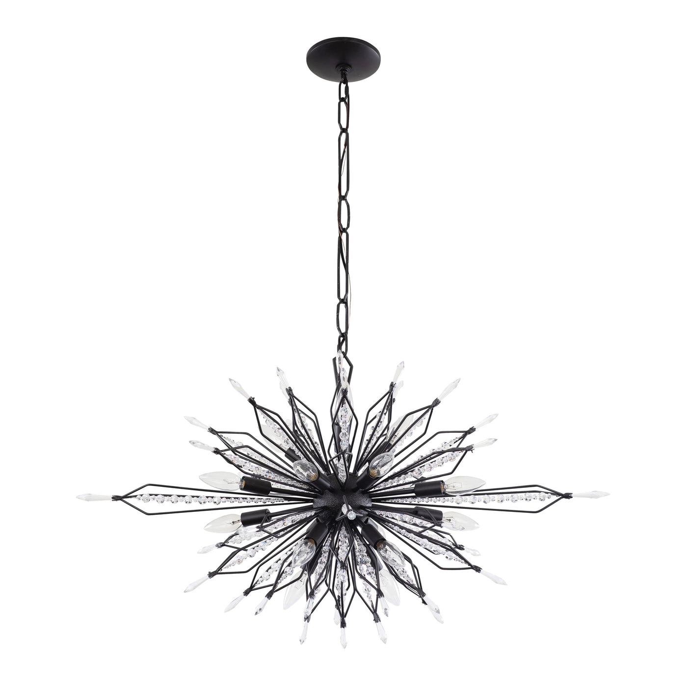 Orbital 16 Light Oval Linear Pendant