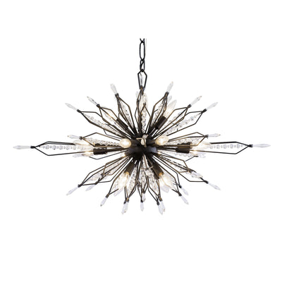 Orbital 16 Light Oval Linear Pendant