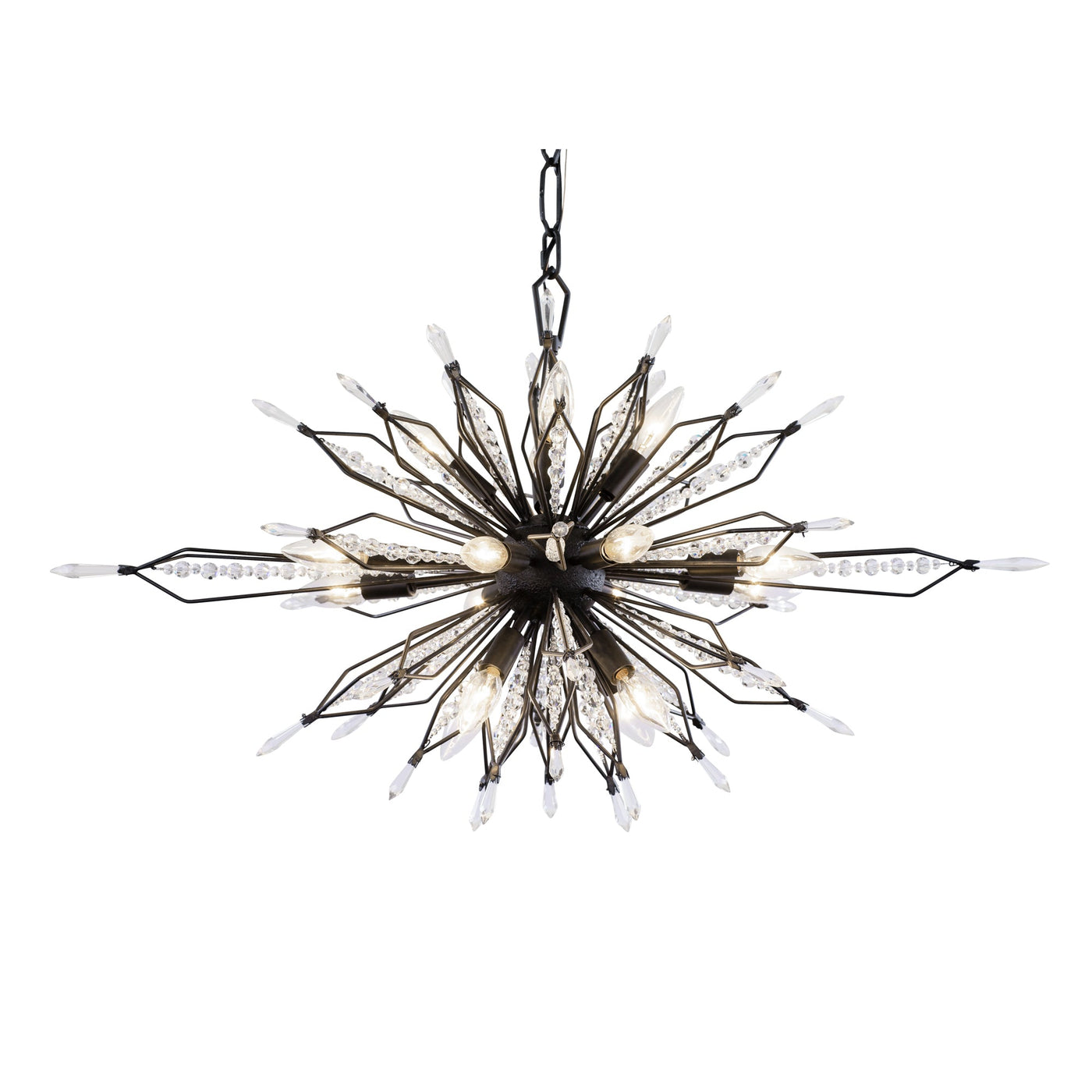 Orbital 16 Light Oval Linear Pendant