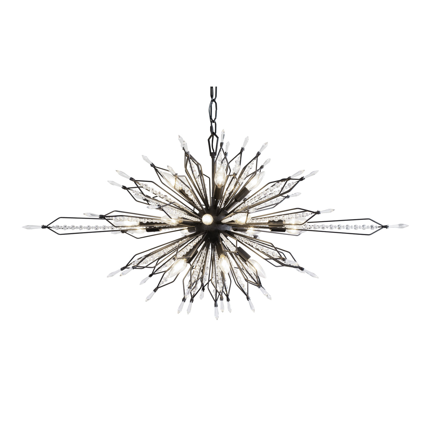 Orbital 20Light Oval Linear Pendant