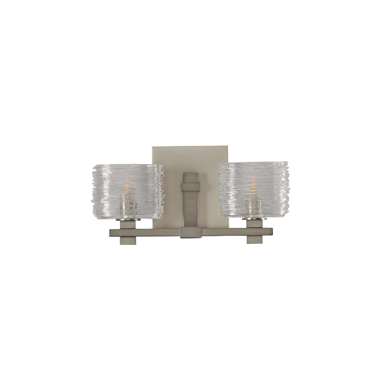 13.5'' Clearwater 2 Light Satin Nickel Vanity Light