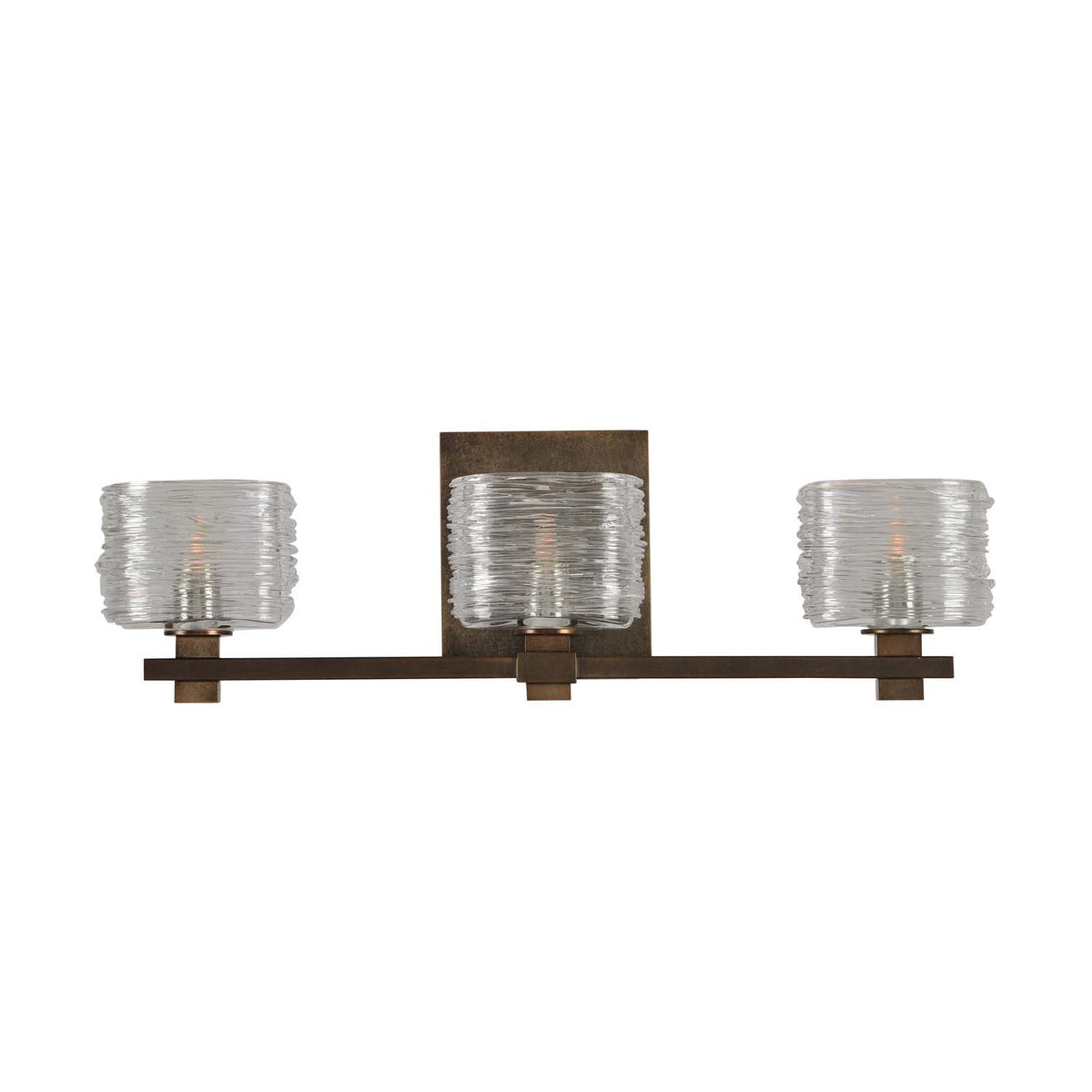 21'' Clearwater 3 Light Vintage Bronze Vanity Light