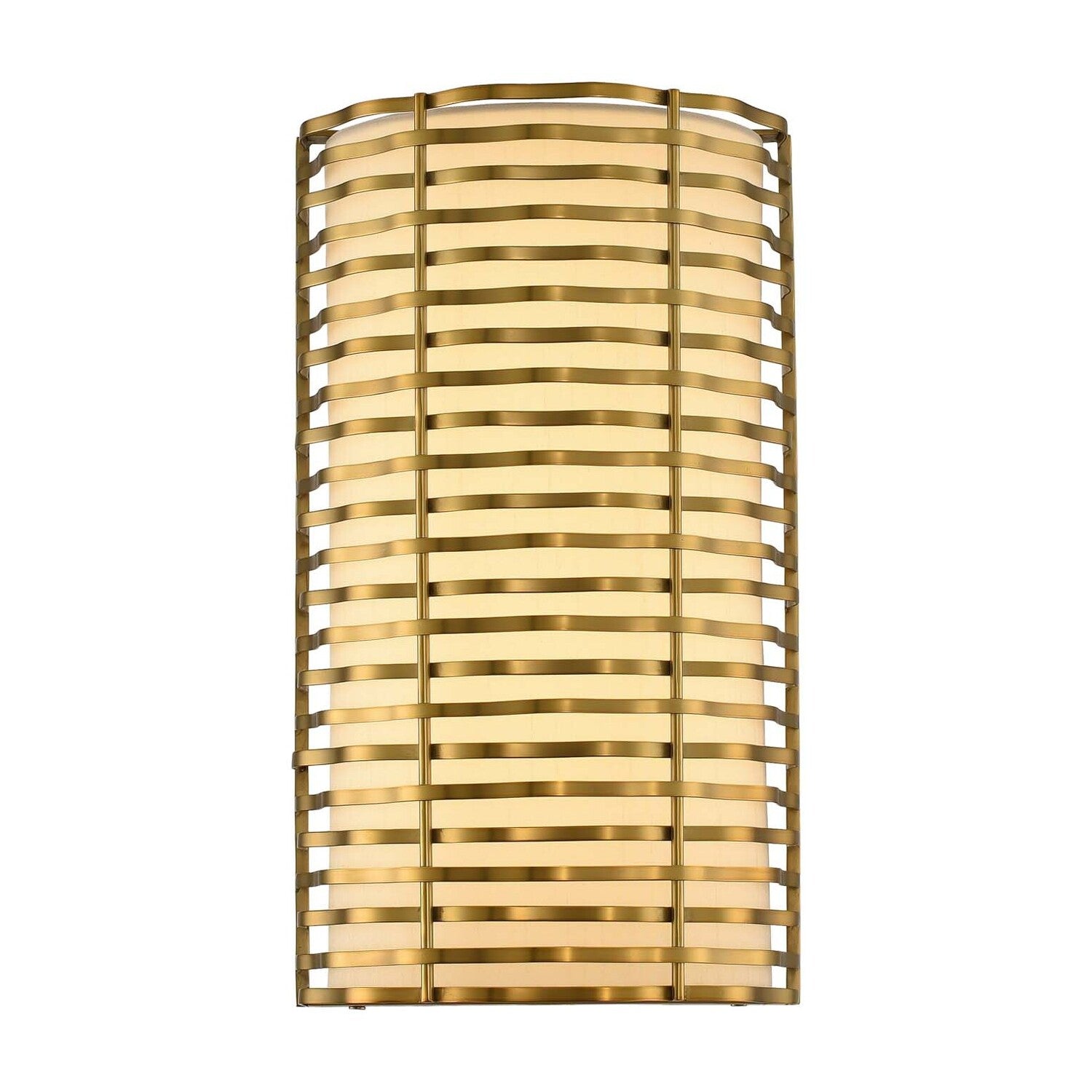 8'' Paloma 1 Light Vintage Pearlized Brass Wall Sconce