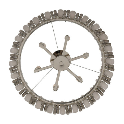 28'' Massina 6 Light Polished Nickel Pendant
