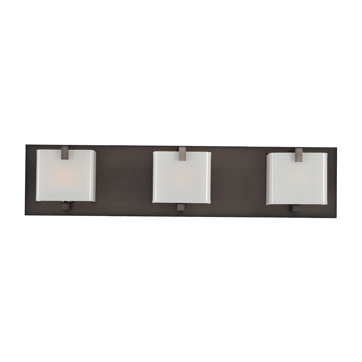 22'' Meridian 3 Light Brushed Black Nickel Vanity Light
