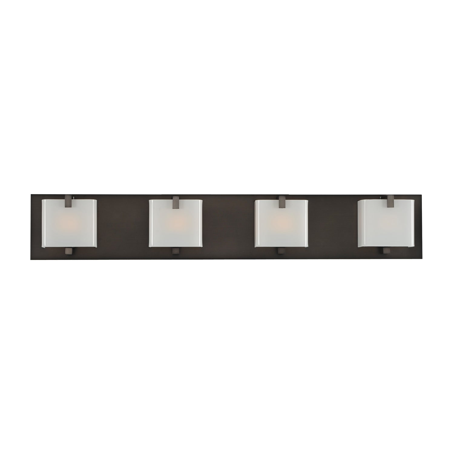 30'' Meridian 4 Light Brushed Black Nickel Vanity Light