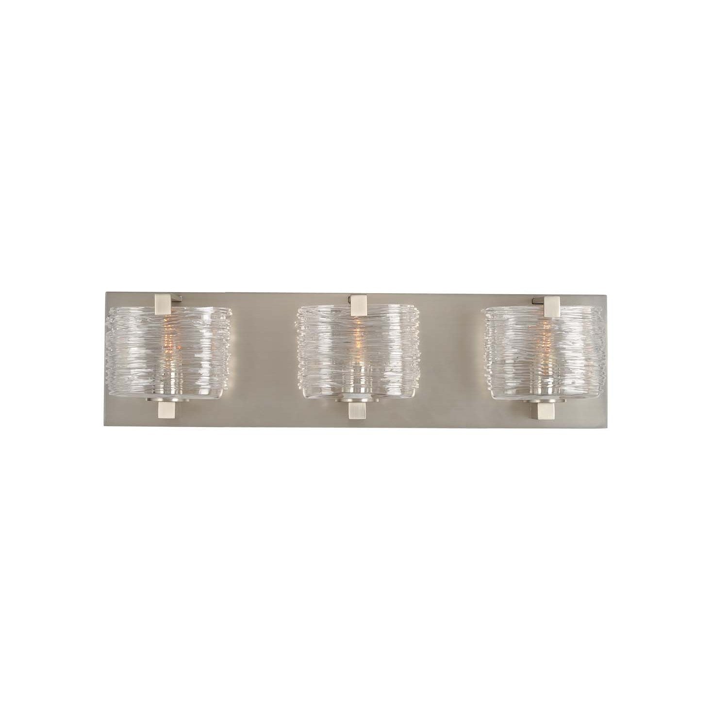 19'' South Bay 3 Light Satin Nickel Vanity Light