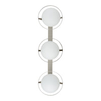 Parker 24-inch 3-light Brushed Nickel Vanity Light with Etched Opal Glass Shades