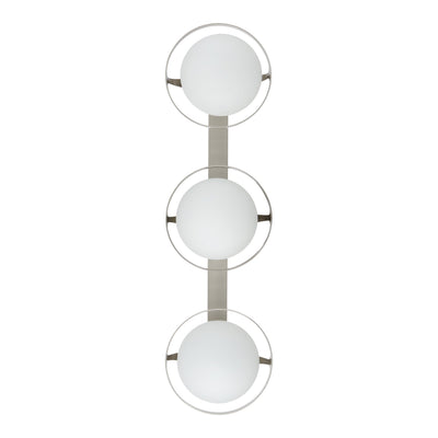 Parker 24-inch 3-light Brushed Nickel Vanity Light with Etched Opal Glass Shades