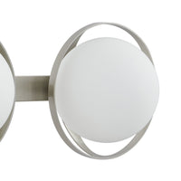 Parker 24-inch 3-light Brushed Nickel Vanity Light with Etched Opal Glass Shades