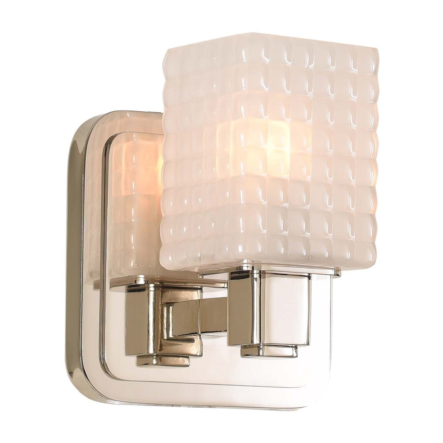 5'' Avanti 1 Light Polished Nickel Vanity Light