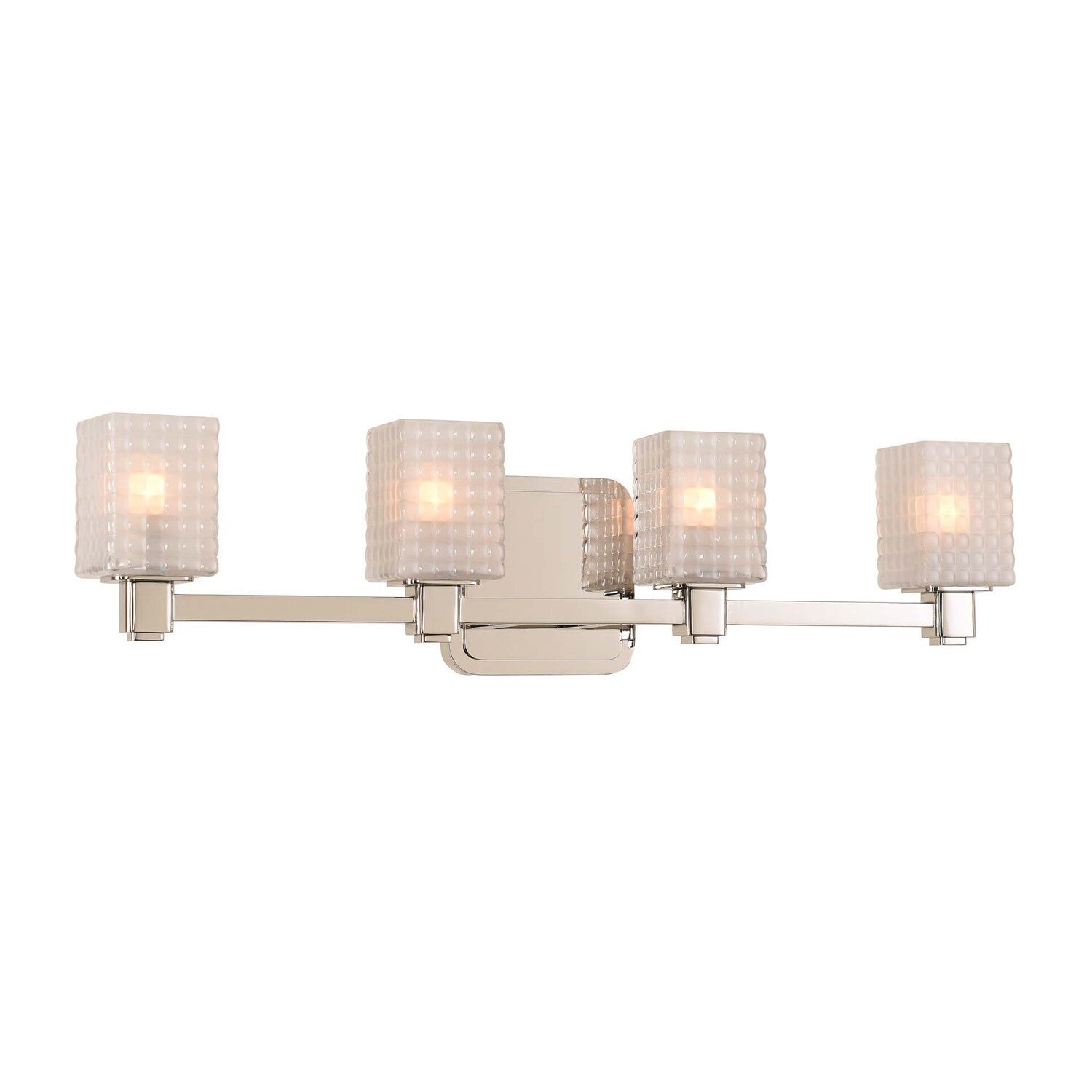 24'' Avanti 4 Light Polished Nickel Vanity Light