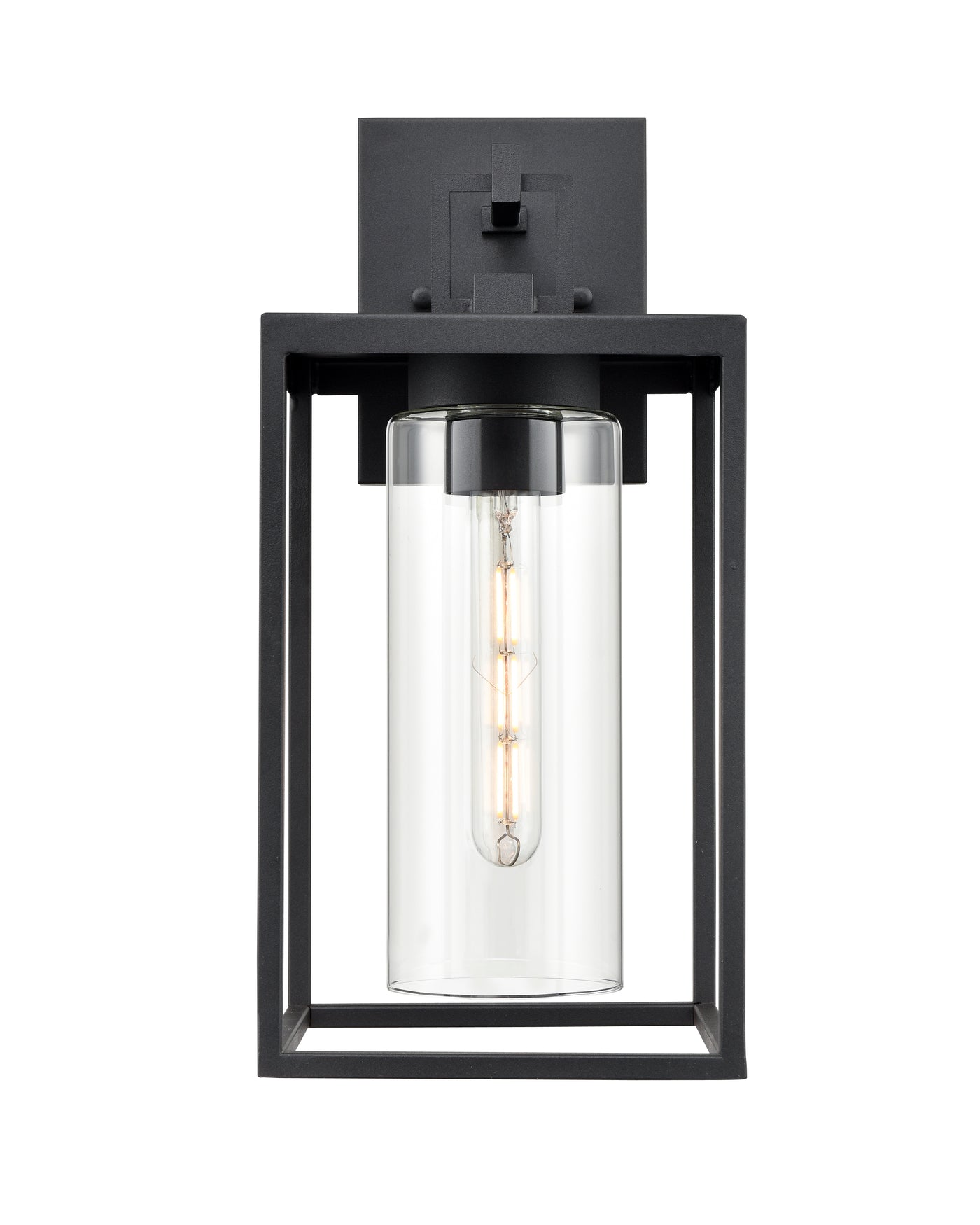 7.5'' Ellway Textured Black 1 Light Wall Sconce