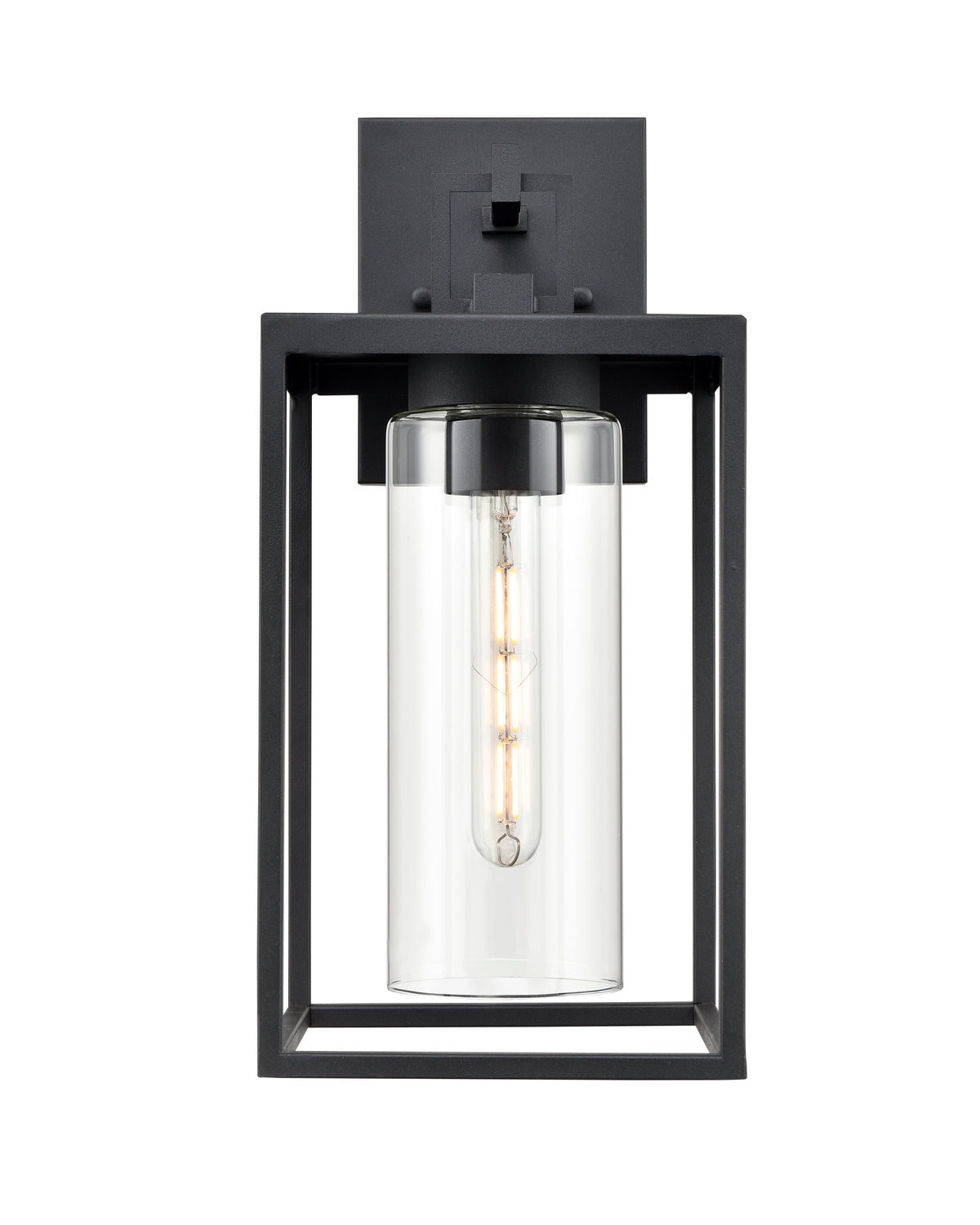 7.5'' Ellway Textured Black 1 Light Wall Sconce