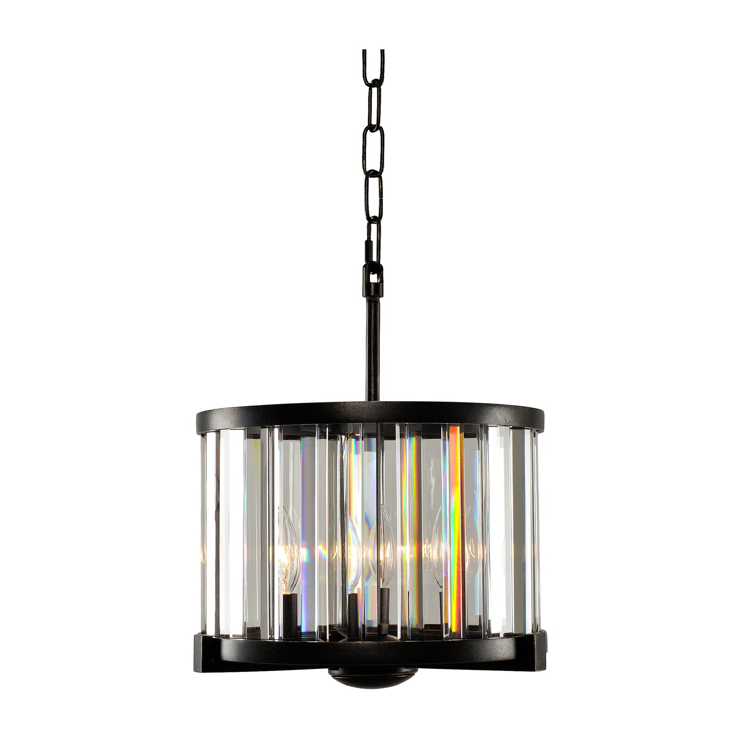 15'' Essex 3 Light Sienna Bronze Semi-Flush Mount
