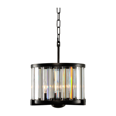 15'' Essex 3 Light Sienna Bronze Semi-Flush Mount