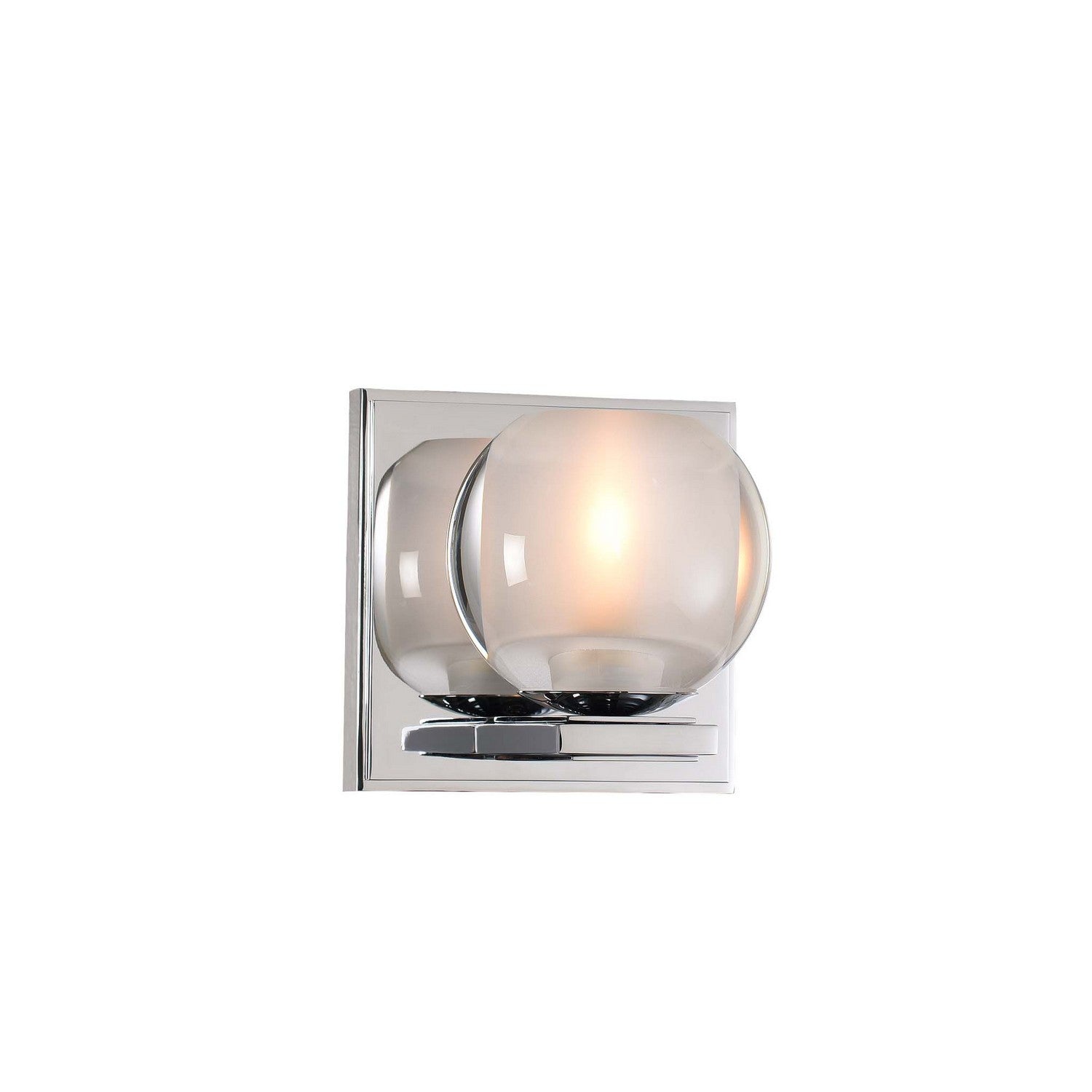 5'' Corona 1 Light Polished Chrome Vanity Light
