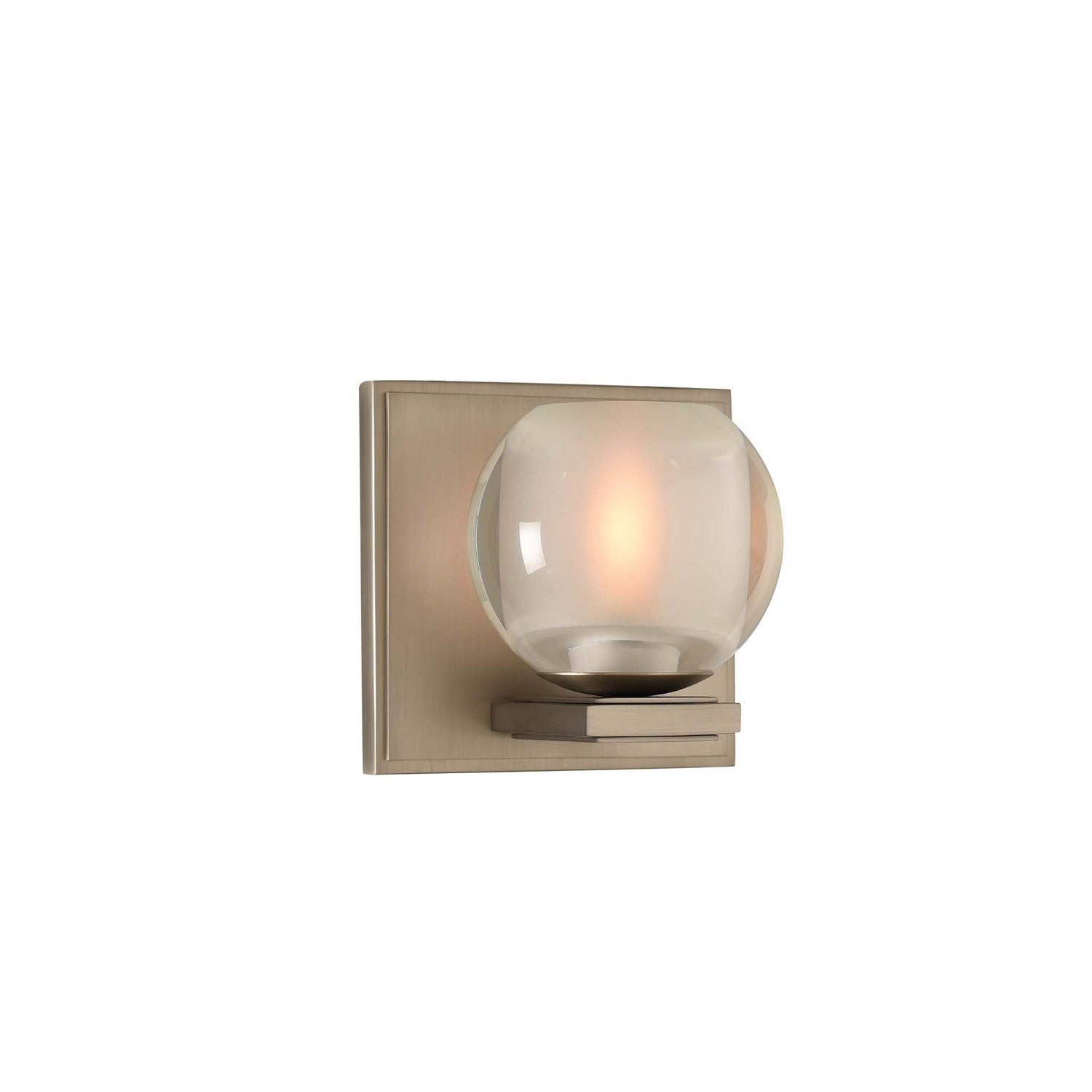5'' Corona 1 Light Satin Nickel Vanity Light