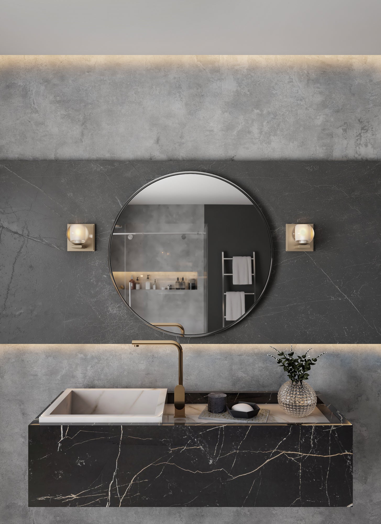5'' Corona 1 Light Satin Nickel Vanity Light