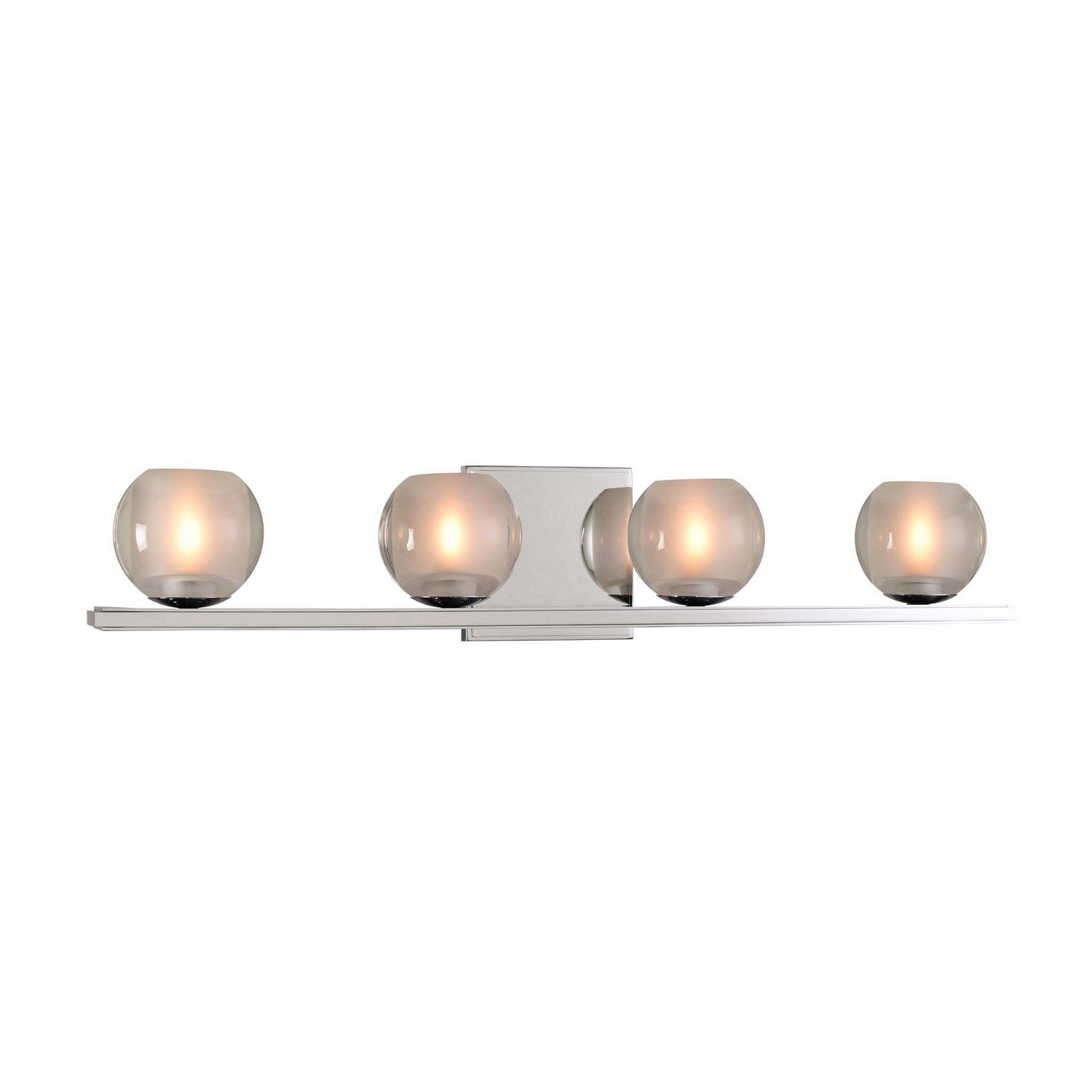 26'' Corona 4 Light Polished Chrome Vanity Light