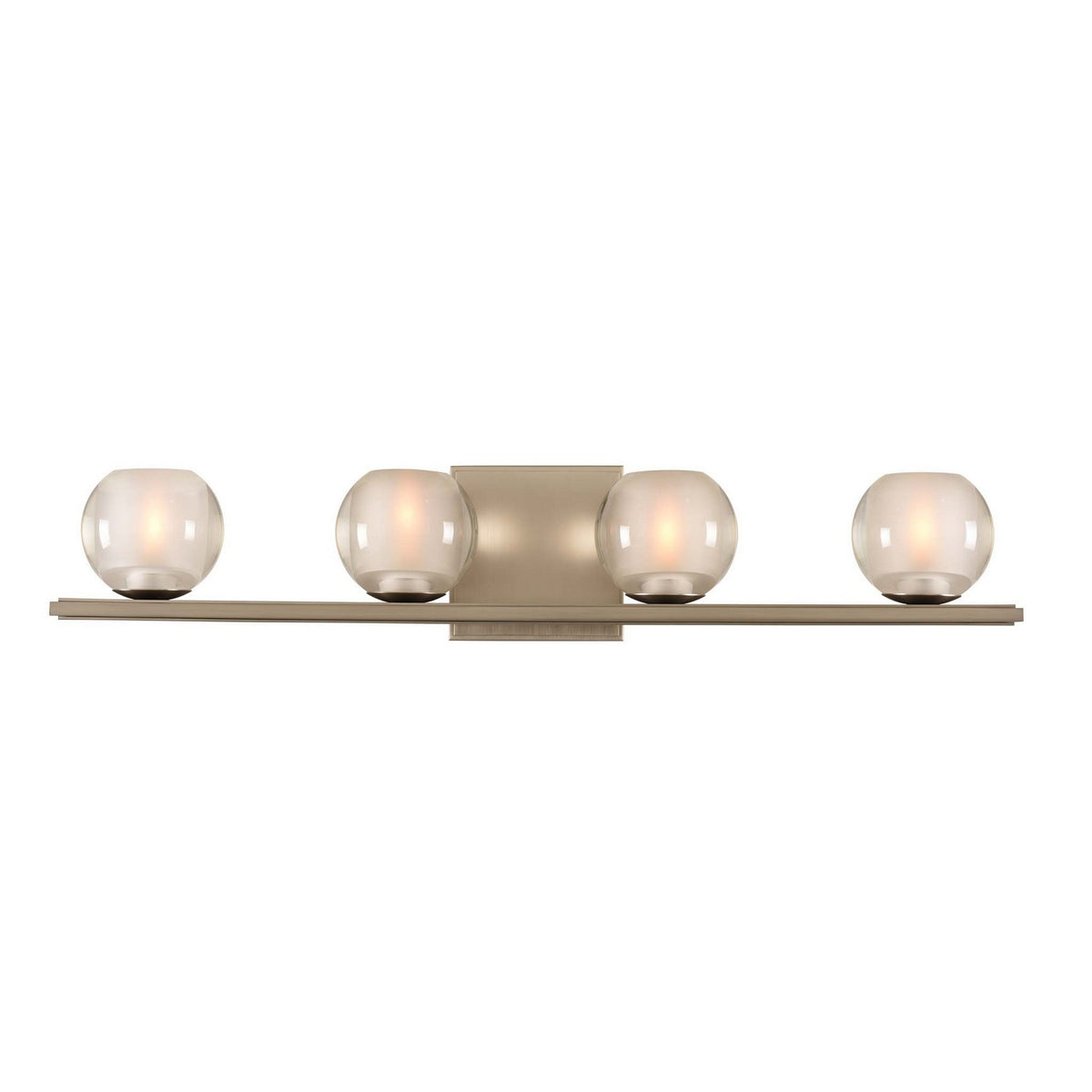 26'' Corona 4 Light Satin Nickel Vanity Light