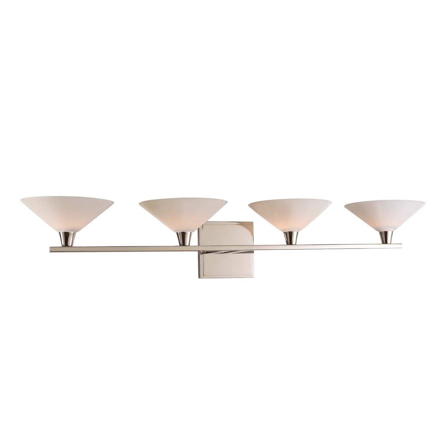 31'' Galvaston 4 Light Polished Nickel Vanity Light