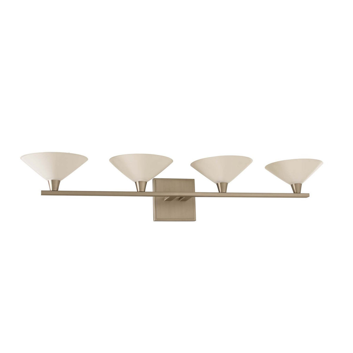 31'' Galvaston 4 Light Satin Nickel Vanity Light
