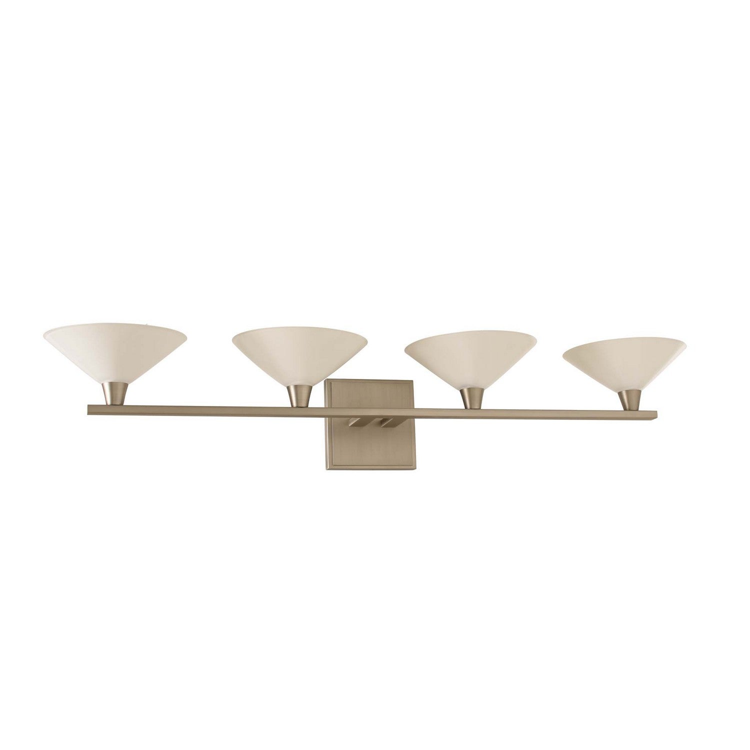 31'' Galvaston 4 Light Satin Nickel Vanity Light