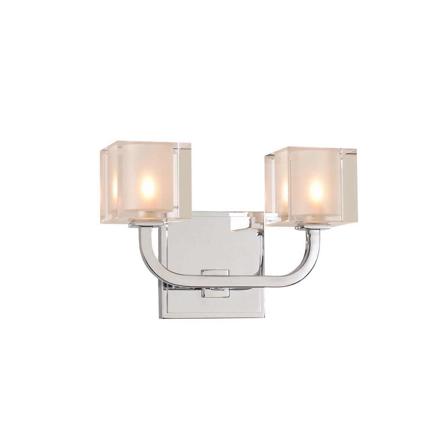 10'' Arcata 2 Light Polished Chrome Wall Sconce