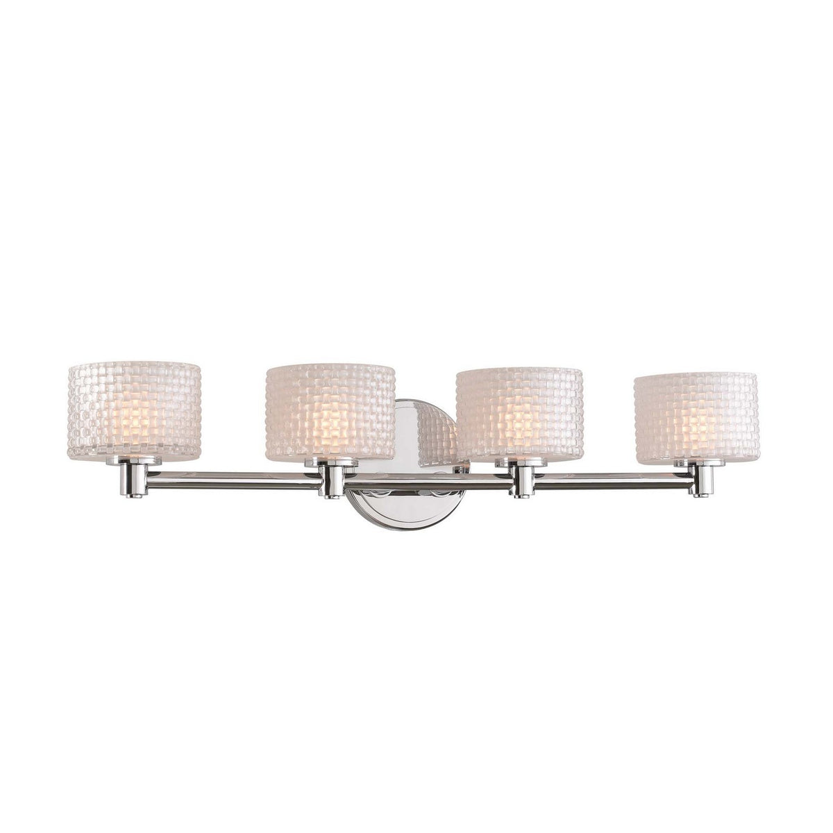 26'' Willow 4 Light Polished Chrome Vanity Light