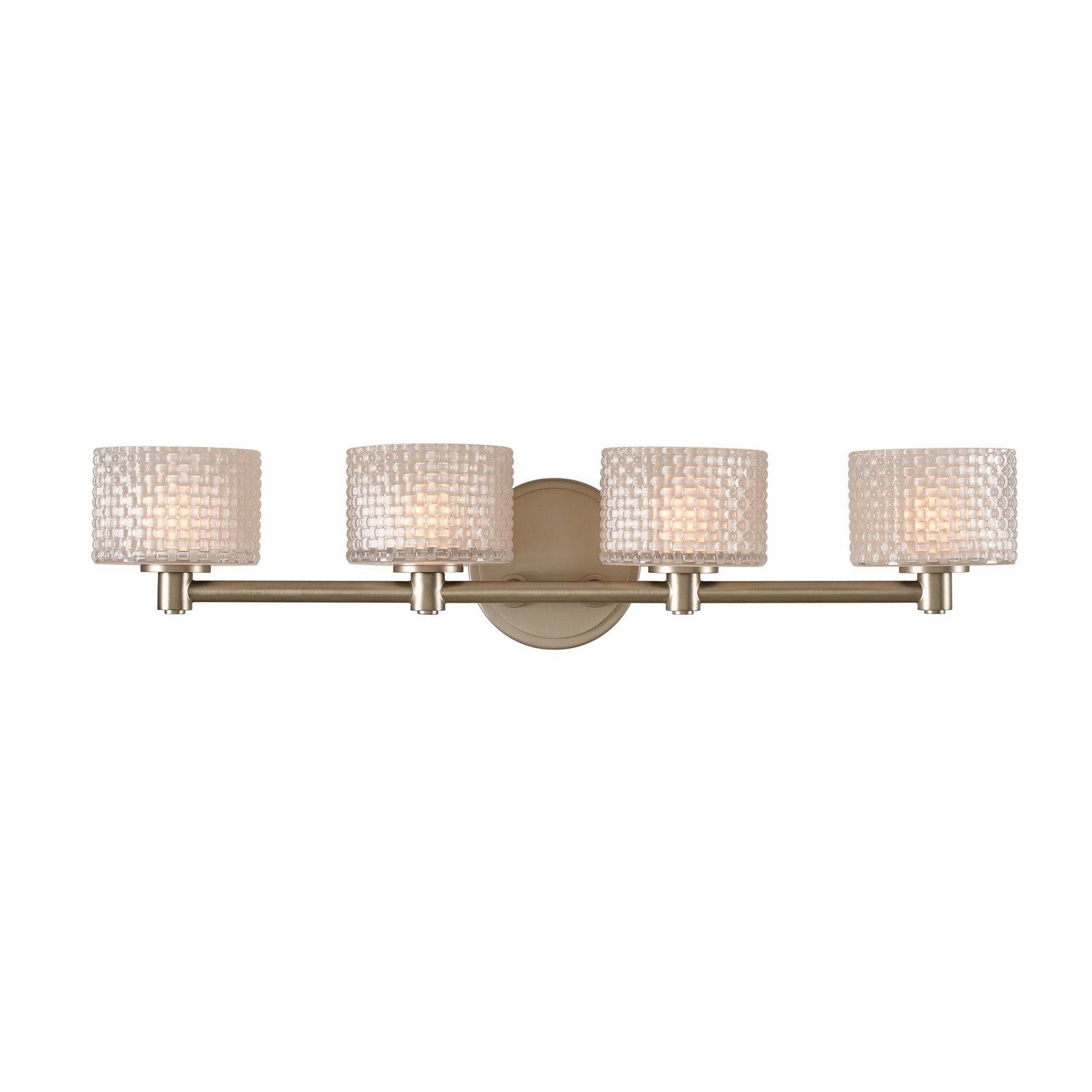26'' Willow 4 Light Satin Nickel Vanity Light