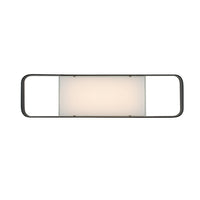19'' Rhapsody 1 Light Matte Black Vanity Light