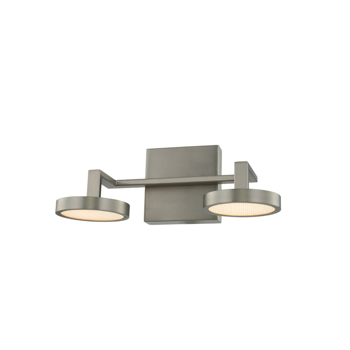 12'' Eaton 2 Light Satin Nickel Vanity Light