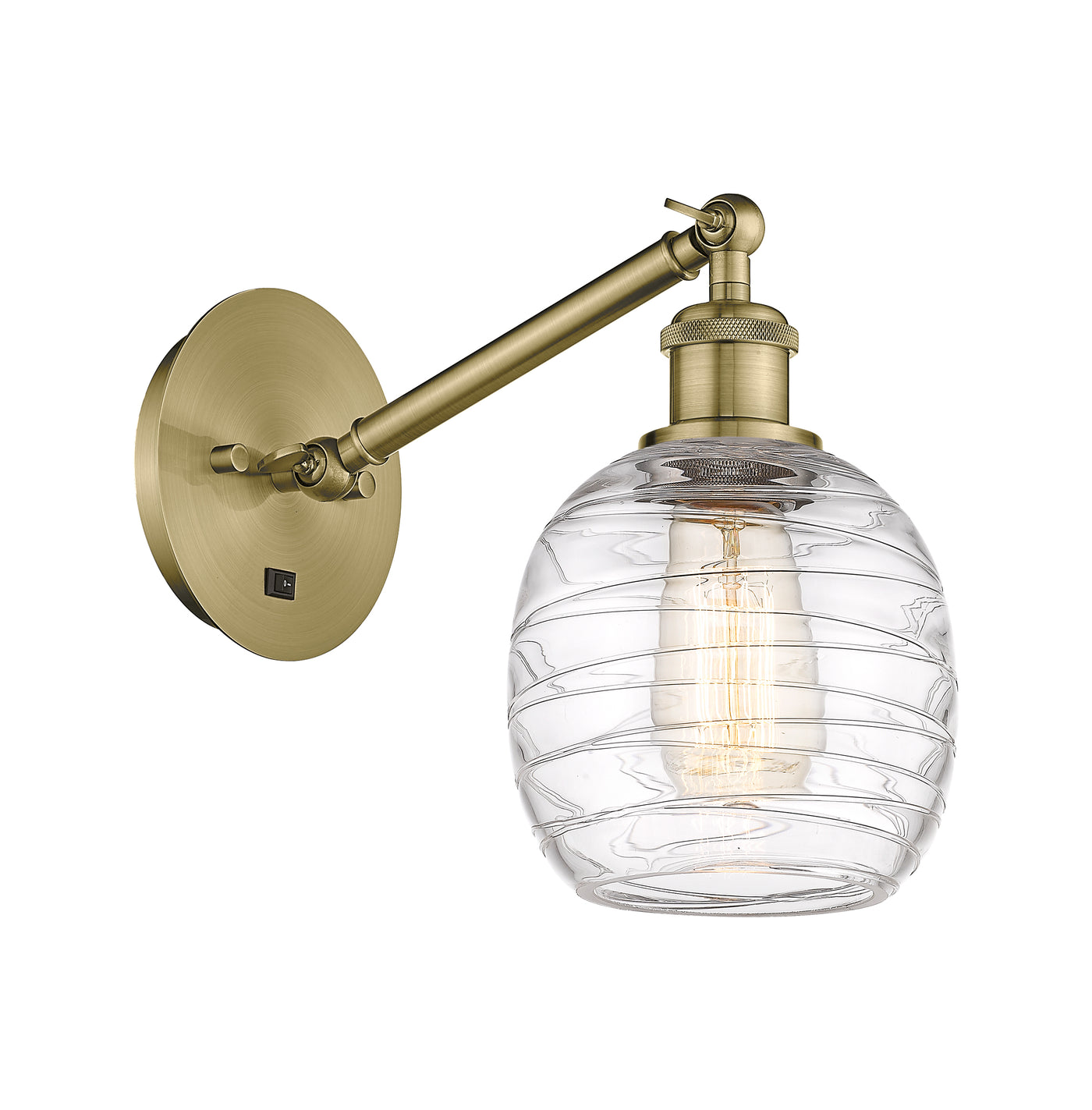 Ballston Sconce Cast Brass 9 Inch