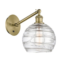 Ballston Sconce Cast Brass Swirl 8.125