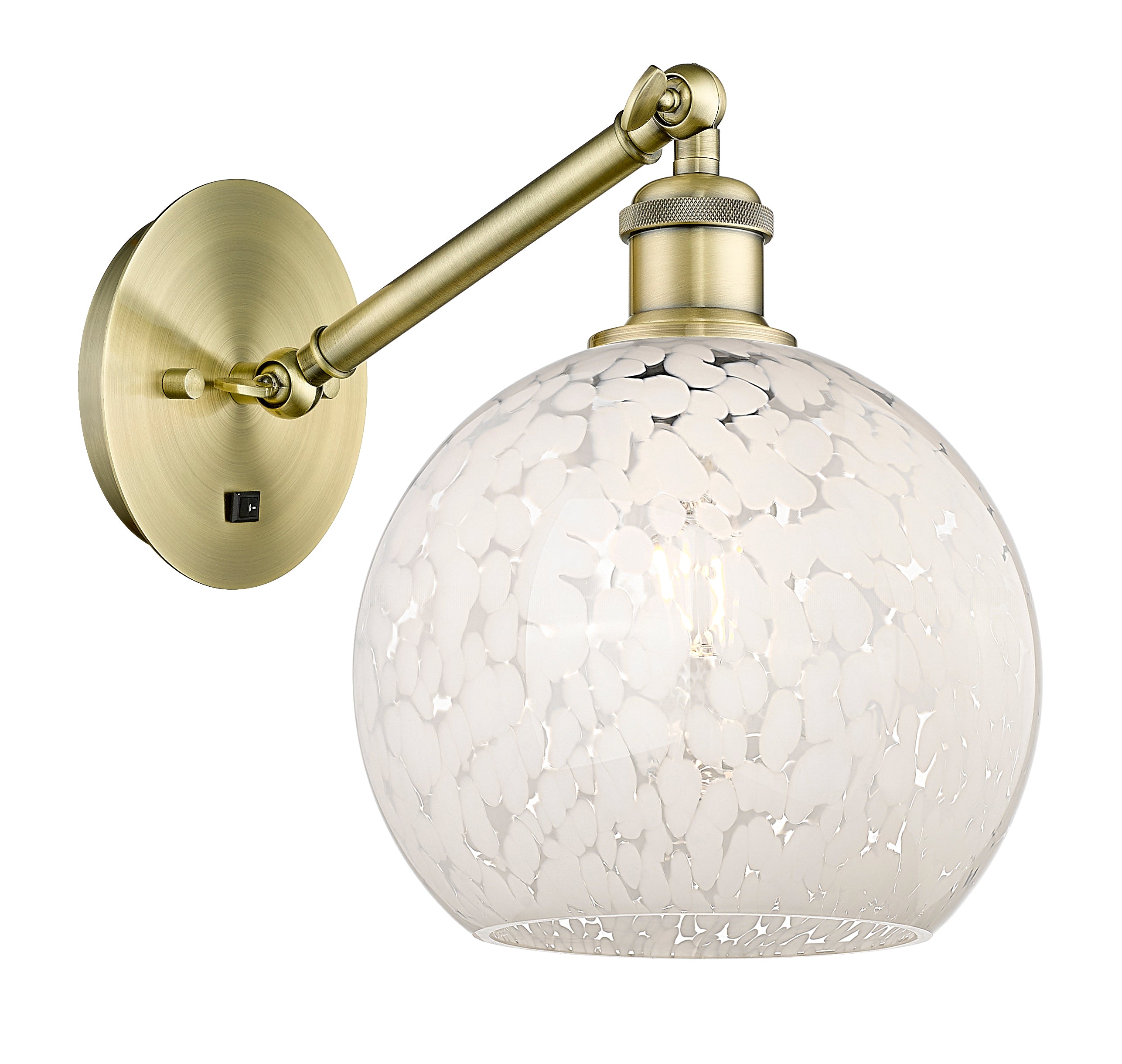 Ballston Sconce Cast Brass 8 Inch Height