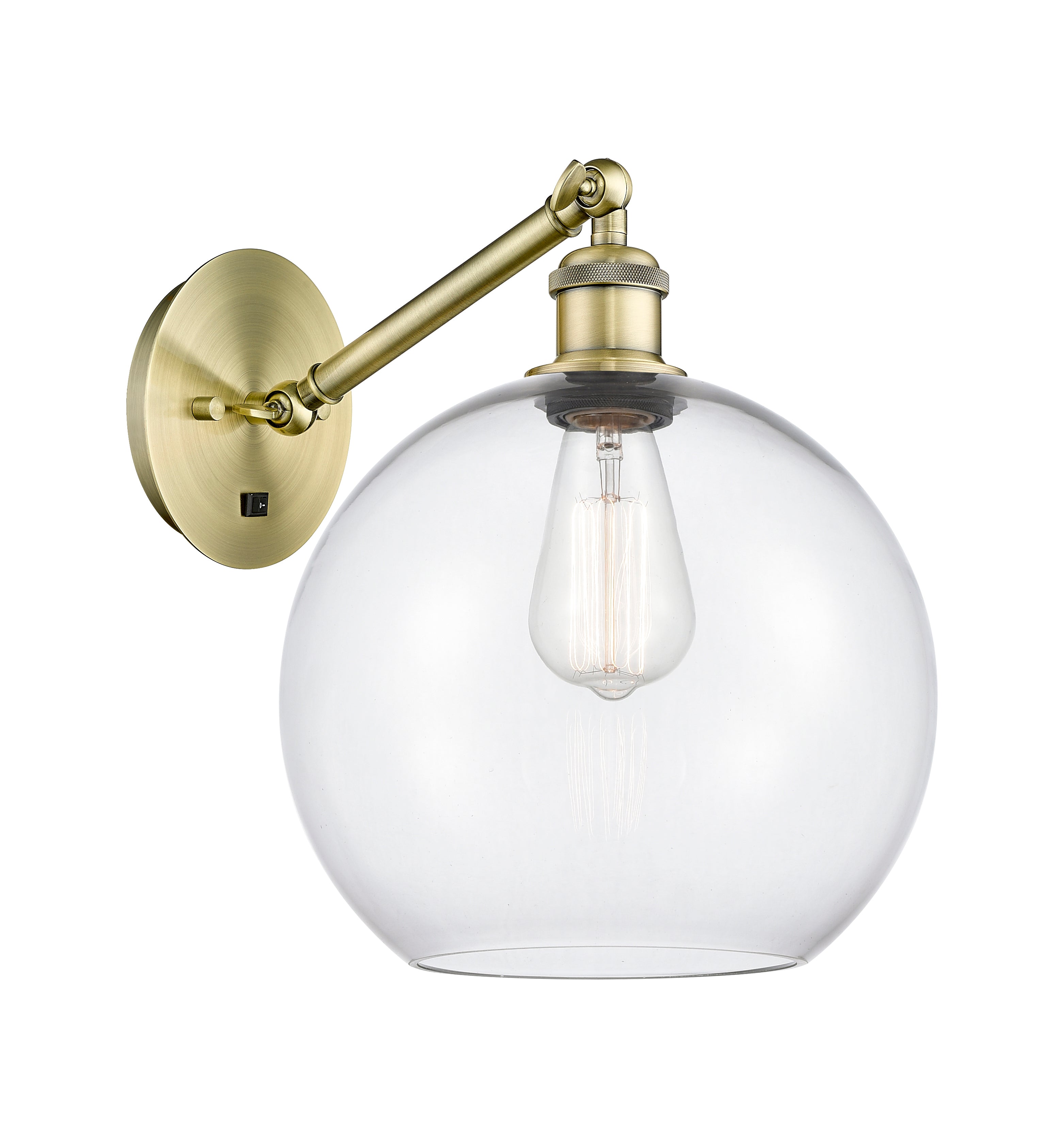 Ballston Sconce Cast Brass Steel Finish