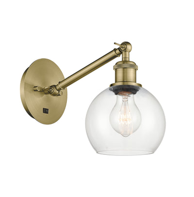 Ballston Sconce Cast Brass Steel Glass