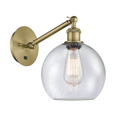 Ballston Sconce Cast Brass Steel Glass