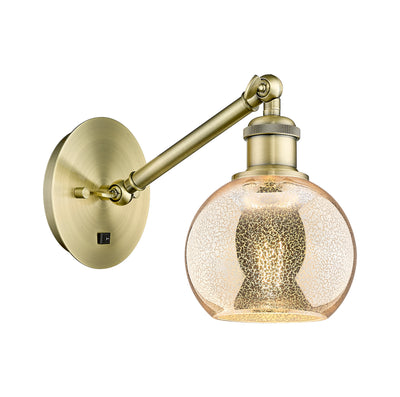 Ballston Sconce Cast Brass Steel Glass