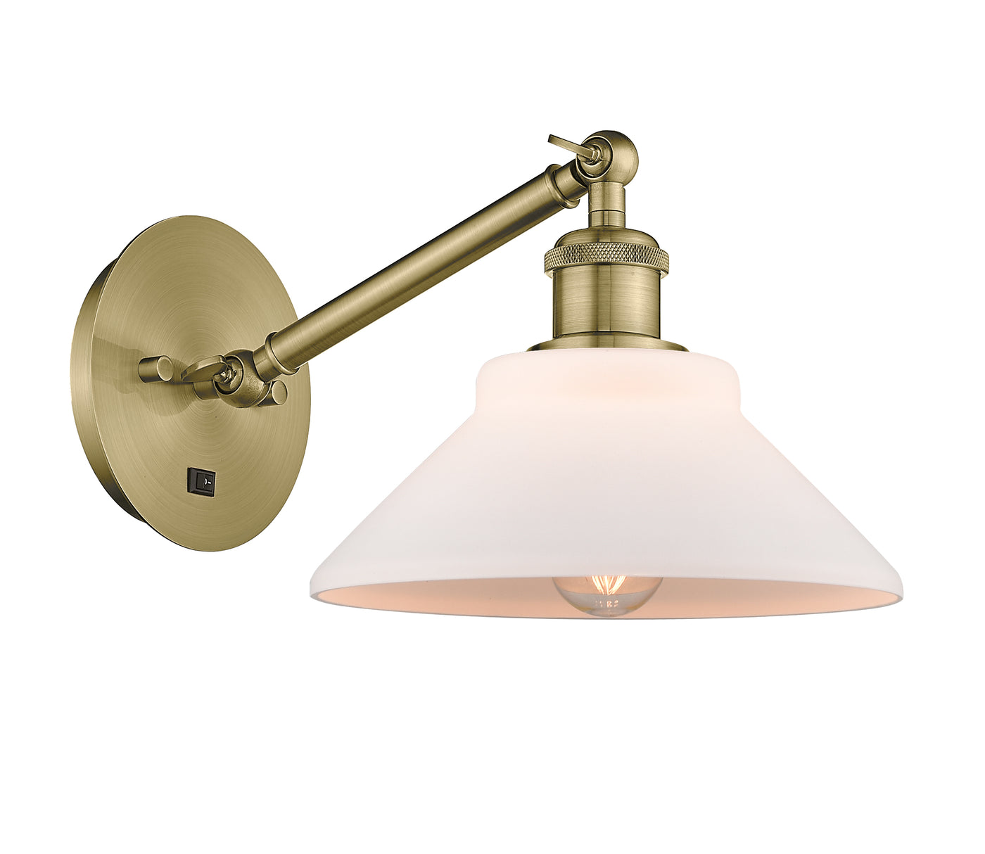 Ballston Sconce Cast Brass 10 Inch
