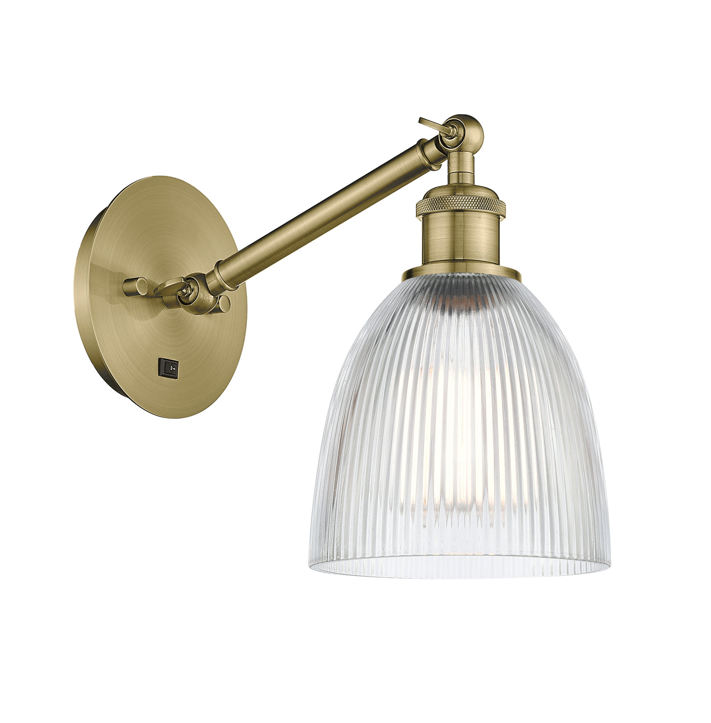 Ballston Sconce Cast Brass 12 Inch