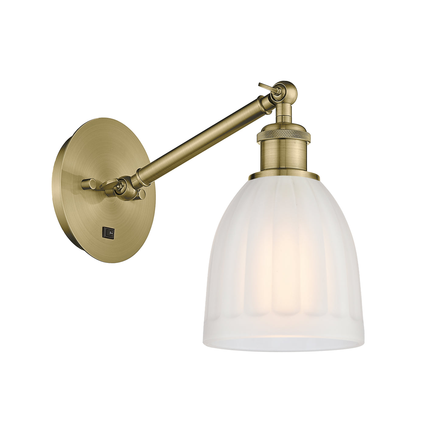 Ballston Sconce Cast Brass 8 Inch