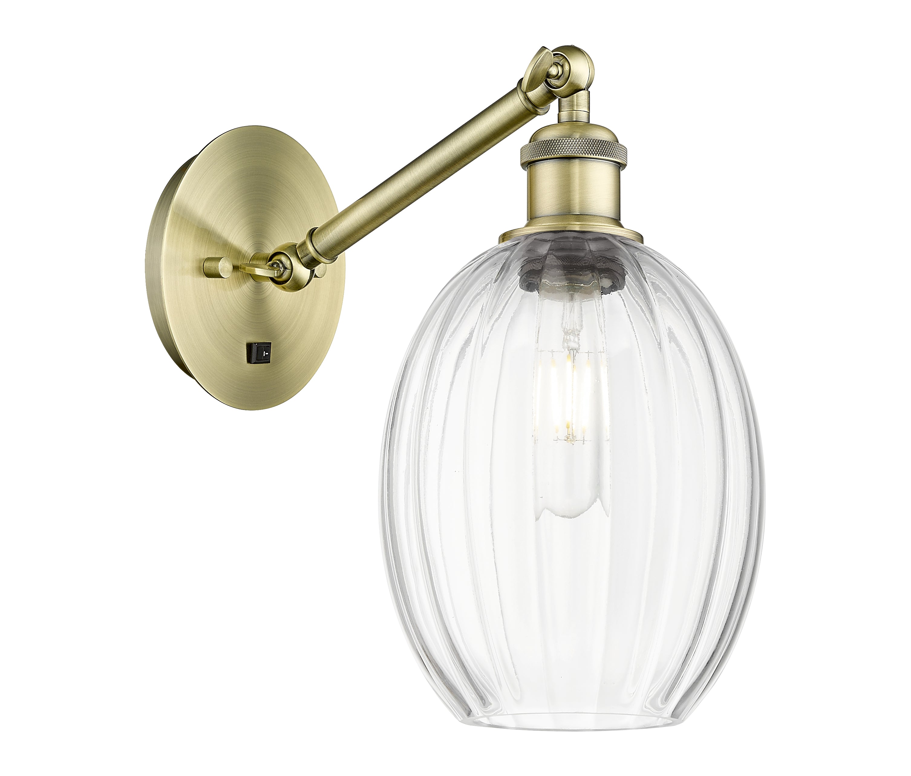Ballston Sconce Cast Brass 8.5 Inches