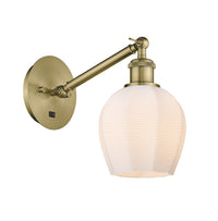Ballston Sconce Cast Brass Steel Glass