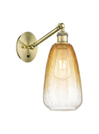 Ballston Sconce Cast Brass Steel Glass