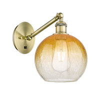 Ballston Sconce Cast Brass Glass Steel